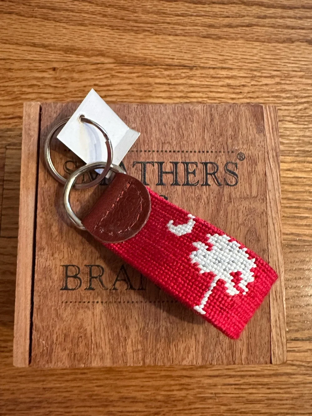 Smathers & Branson South Carolina Needlepoint Keychain